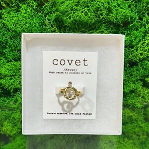 Cove 14K Gold Plated Brass Ring